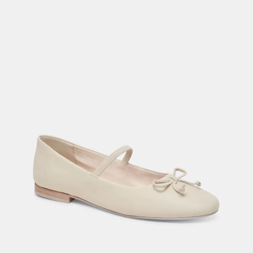 Mary Janes | Ballet Flats | Dolce Vita CARIN BALLET FLATS IVORY LEATHER IVORYLEATHER