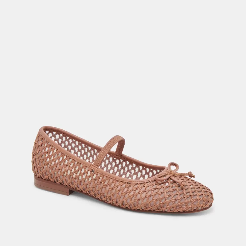 Mary Janes | Ballet Flats | Dolce Vita CARIN RAFFIA BALLET FLATS CIDER RAFFIA CIDERRAFFIA