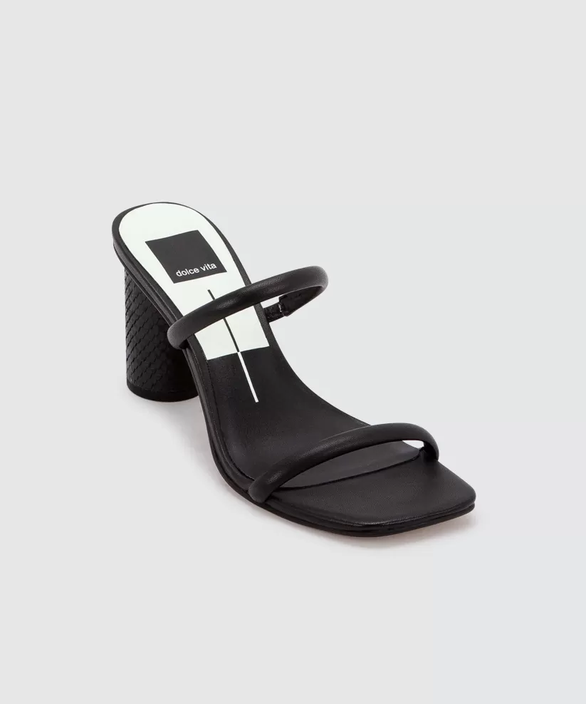 Wide Widths | Dolce Vita NOLES WIDE HEELS ONYX LEATHER ONYXLEATHER